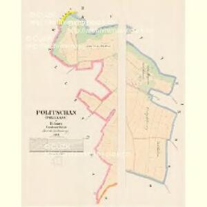 Pollitschan (Policzany) - c5984-1-001 - Kaiserpflichtexemplar der Landkarten des stabilen Katasters