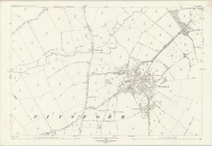 Northamptonshire XXXVIII.5 (includes: Brixworth; Moulton; Pitsford) - 25 Inch Map