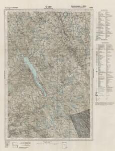 Tysk kart over Osen (Sonderausgabe IV. 1940)