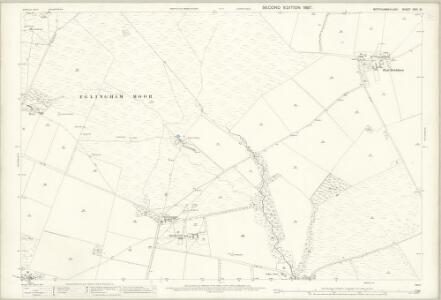 Northumberland (Old Series) XXVI.10 (includes: Ditchburn; Eglingham; Old Bewick; Shipley) - 25 Inch Map