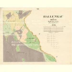 Hallenkau - m0662-1-017 - Kaiserpflichtexemplar der Landkarten des stabilen Katasters