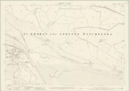 Sussex XLV.12 (includes: East Guldeford; Icklesham; St Thomas The Apostle Winchelsea) - 25 Inch Map