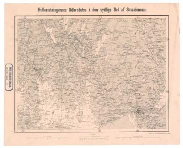 Spesielle kart 61: Helleristningernes udredelse i den sydlige Del af Smaalenene