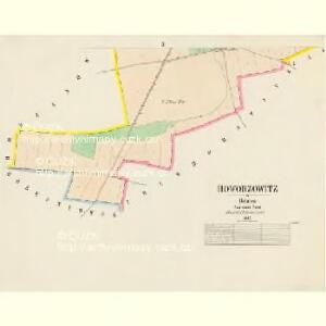 Howorzowitz - c2278-1-002 - Kaiserpflichtexemplar der Landkarten des stabilen Katasters