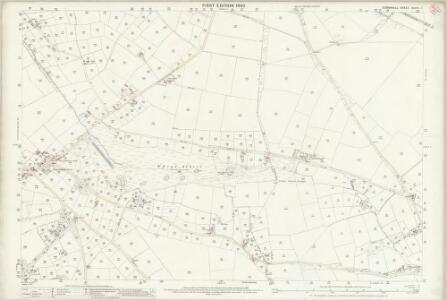 Cornwall XLVIII.7 (includes: Newlyn; Perranzabuloe; St Allen) - 25 Inch Map