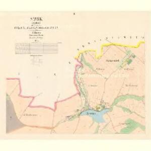 Smrk - c7090-1-002 - Kaiserpflichtexemplar der Landkarten des stabilen Katasters