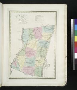 Map of the county of Columbia / by David H. Burr ; engd. by Rawdon, Clark & Co., Albany, & Rawdon, Wright & Co., New York.