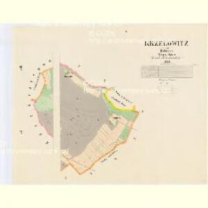 Krzelowitz - c3614-1-005 - Kaiserpflichtexemplar der Landkarten des stabilen Katasters