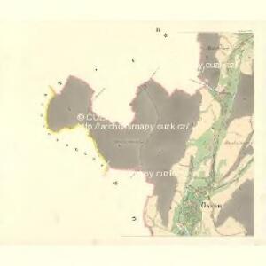 Oskau (Oskawa) - m2174-1-003 - Kaiserpflichtexemplar der Landkarten des stabilen Katasters