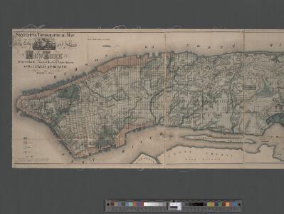 Sanitary and topographical map of the City and Island of New York ; prepared for the Council of Hygeine and Public Health of the Citizens Association under the direction of Egbert L. Viele, Topographical Engineer.