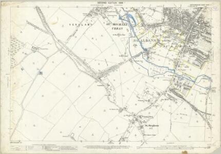 Hertfordshire XXXIV.11 (includes: St Albans; St Michael Rural) - 25 Inch Map