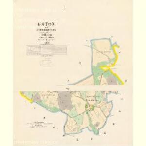 Gstom - c7219-1-001 - Kaiserpflichtexemplar der Landkarten des stabilen Katasters