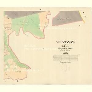 Mlatzow - m1826-1-005 - Kaiserpflichtexemplar der Landkarten des stabilen Katasters