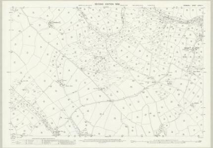 Cornwall LXXVIII.4 (includes: St Buryan) - 25 Inch Map