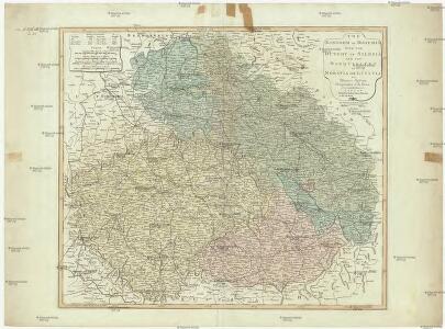The kingdom of Bohemia with the dutchy of Silesia and the marquisates of Moravia and Lusatia