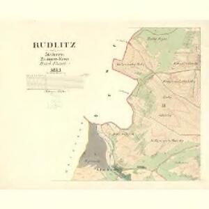 Rudlitz - m2638-1-002 - Kaiserpflichtexemplar der Landkarten des stabilen Katasters