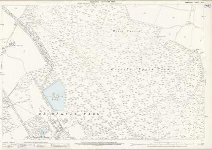 Hampshire and Isle of Wight XII.1 (includes: Bramshill; Eversley) - 25 Inch Map