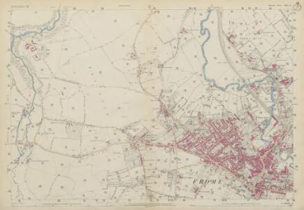 old map Somerset 1904 Frome NW Great Elm 30SW repro 