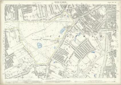 London (Edition of 1894-96) CXV (includes: Battersea; Wandsworth Borough) - 25 Inch Map