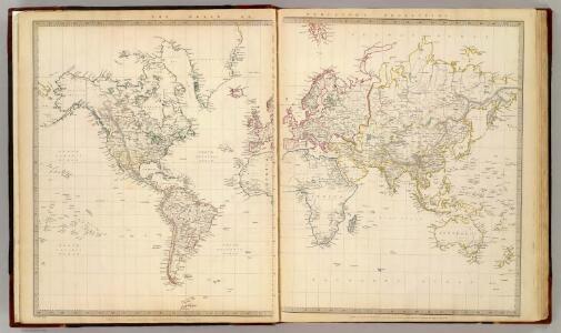 World, Mercator's projection.
