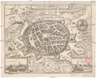 Die Statt Zittaw in Ober Lausitz, wie sie A°. 1632 vom Obr. Bolzen fortificirt worden, sampt der Belägerung A°. 1643