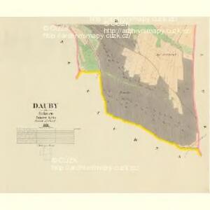 Dauby - c1451-1-003 - Kaiserpflichtexemplar der Landkarten des stabilen Katasters