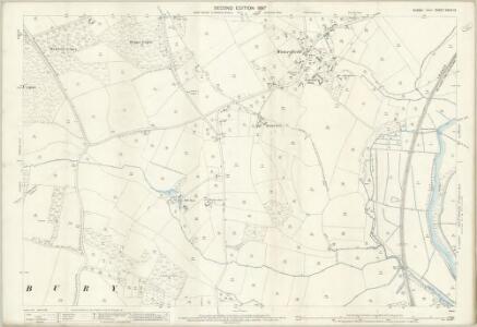 Sussex XXXVI.13 (includes: Amberley; Bury; Coldwaltham) - 25 Inch Map