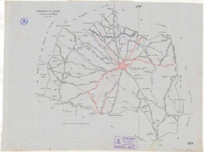 Mapa planimètric de Castelldans