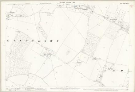 Kent XXXIII.14 (includes: Doddington; Kingsdown; Lynsted; Rodmersham; Tonge) - 25 Inch Map