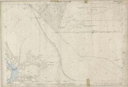 Durham XXV.1 (includes: Lanchester; Satley; Wolsingham) - 25 Inch Map