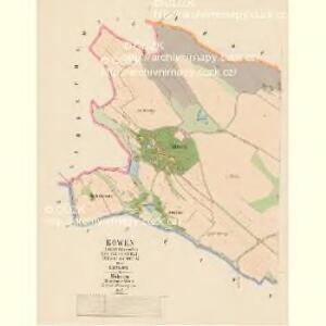 Rowen - c6570-1-001 - Kaiserpflichtexemplar der Landkarten des stabilen Katasters