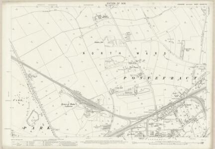 Yorkshire CCXXXIV.16 (includes: Knottingley; Pontefract) - 25 Inch Map