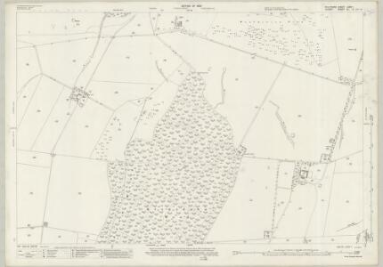 Wiltshire LXXV.1 (includes: Bower Chalke; Ebbesbourne Wake; Pentridge) - 25 Inch Map