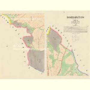 Dobrowitow - c1195-1-001 - Kaiserpflichtexemplar der Landkarten des stabilen Katasters