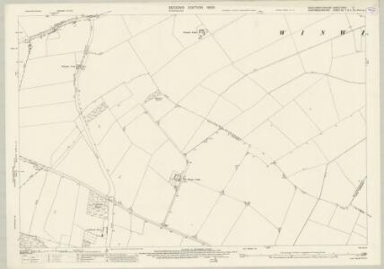Northamptonshire XXVII.11 (includes: Brington and Molesworth; Clopton; Old Weston; Winwick) - 25 Inch Map