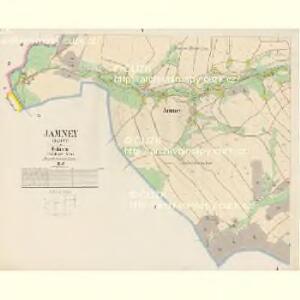 Jamney (Jamny) - c2741-1-005 - Kaiserpflichtexemplar der Landkarten des stabilen Katasters
