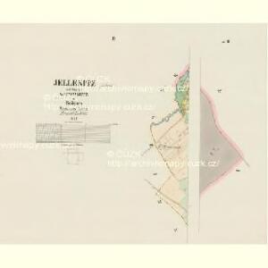 Jellenitz - c2818-1-002 - Kaiserpflichtexemplar der Landkarten des stabilen Katasters
