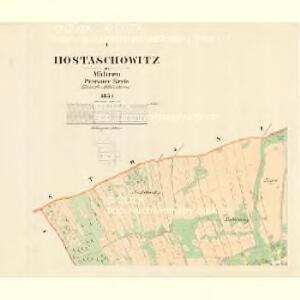 Hostaschowitz - m0849-1-001 - Kaiserpflichtexemplar der Landkarten des stabilen Katasters