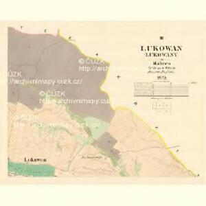 Lukowan (Lukowany) - m1661-1-003 - Kaiserpflichtexemplar der Landkarten des stabilen Katasters
