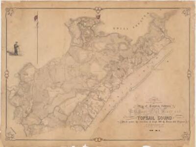 Map of country between the N.E. Cape-Fear River and Topsail sound