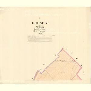 Legsek - m1674-1-001 - Kaiserpflichtexemplar der Landkarten des stabilen Katasters