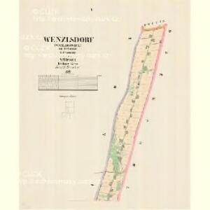 Wenzlsdorf (Wáclawowice) - m3255-1-001 - Kaiserpflichtexemplar der Landkarten des stabilen Katasters