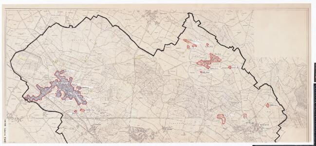 Uster: Definition der Siedlungen für die eidgenössische Volkszählung am 01.12.1970; Siedlungskarte: Teilkarte 1: Nördlicher Teil
