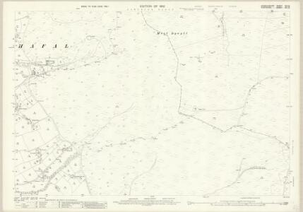 Denbighshire XIV.12 (includes: Cilcain; Llanbedr; Llangynhafal) - 25 Inch Map
