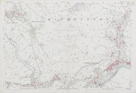 Somerset VIII.14 (includes: Bath; Bathampton; Batheaston; Charlcombe; Swainswick) - 25 Inch Map