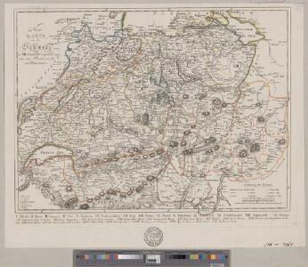 Neue Karte von der Schweiz in XIII Cantone eingetheilt, nebst ihren Bundsverwandten und Unterthanen