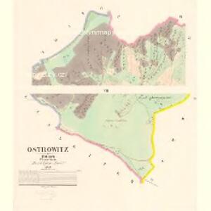 Ostrowitz - c5568-1-003 - Kaiserpflichtexemplar der Landkarten des stabilen Katasters