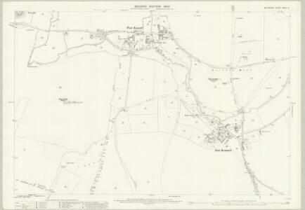 Wiltshire XXVIII.14 (includes: All Cannings; Avebury; East Kennett; West Overton) - 25 Inch Map
