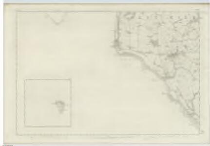 Ayrshire, Sheet X (with inset of sheet XV) - OS 6 Inch map