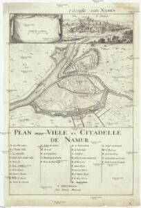 Plan de la ville et citadelle de Namur